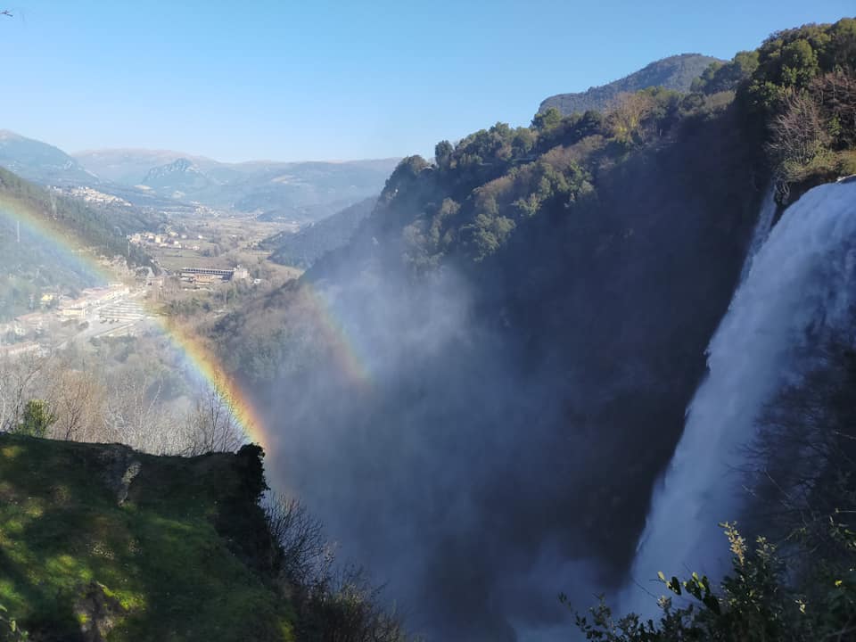 Primo salto della Cascata delle Marmore