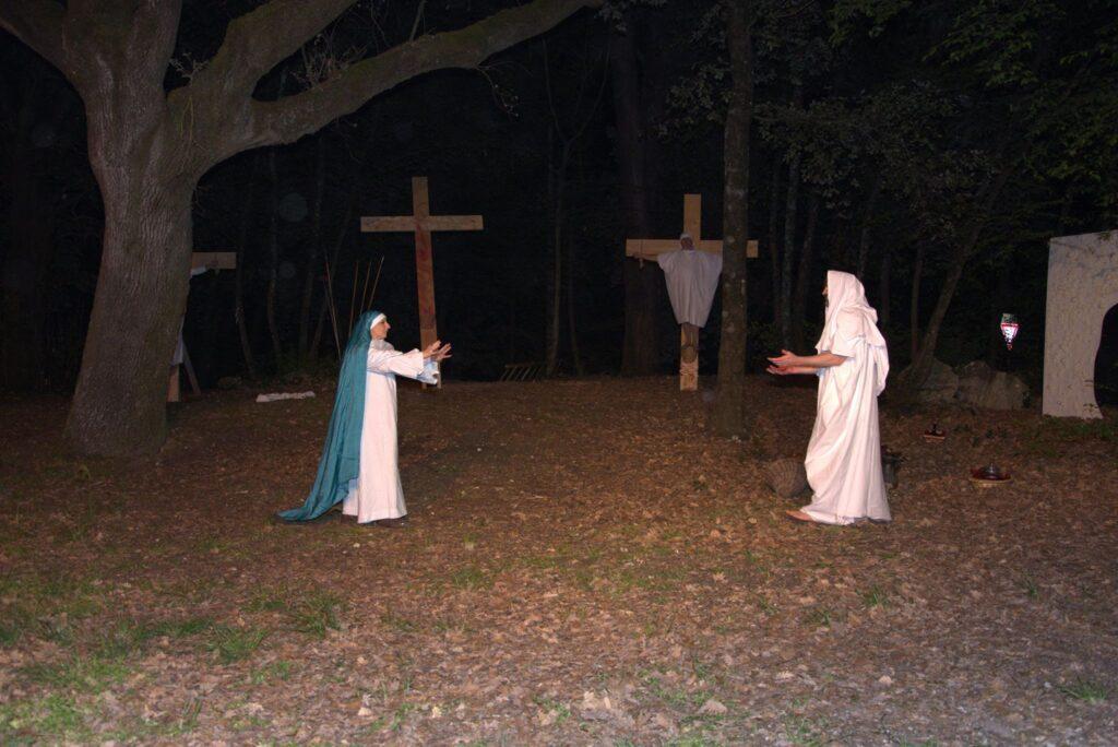 Un momento della rievocazione storica della Passione di Cristo del 2017