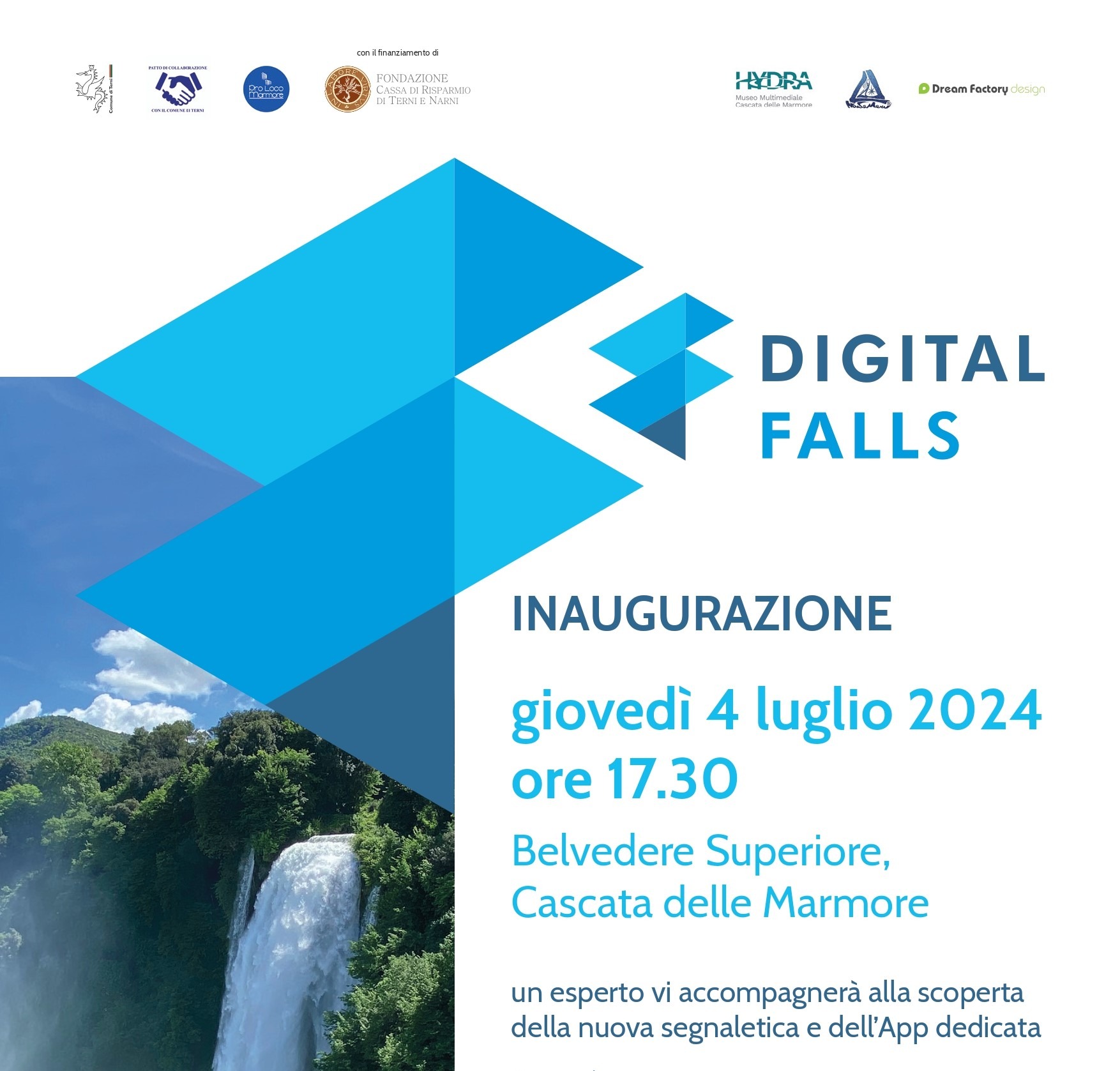 Scopri di più sull'articolo Il 4 luglio 2024 c’è l’inaugurazione del progetto “DigitalFalls”